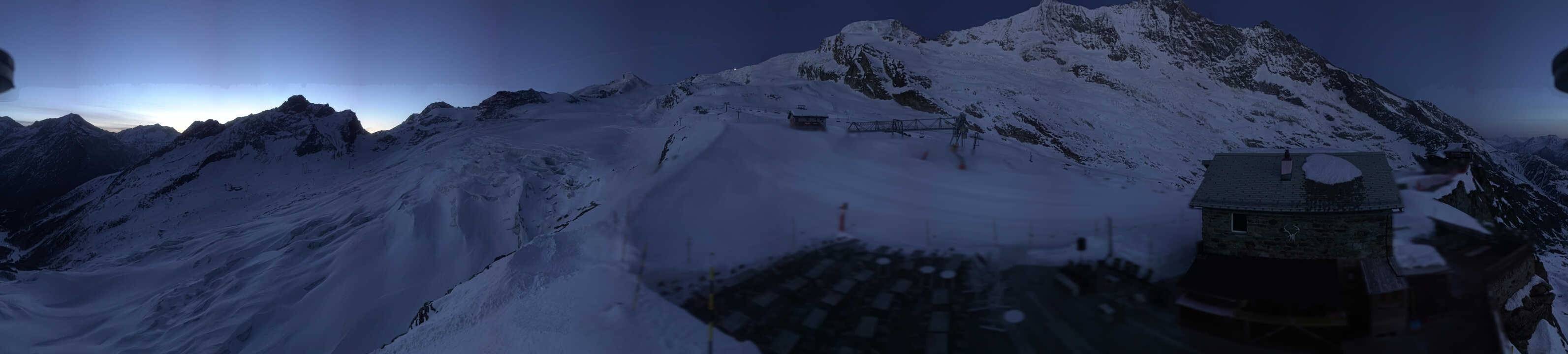Archiv Foto Webcam Saas Fee - Gletscher