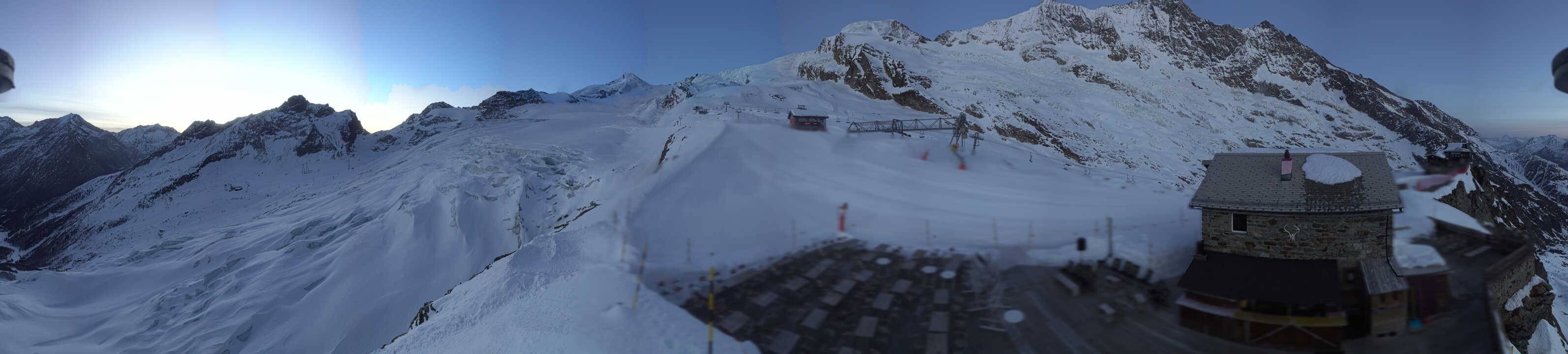 Archiv Foto Webcam Saas Fee - Gletscher