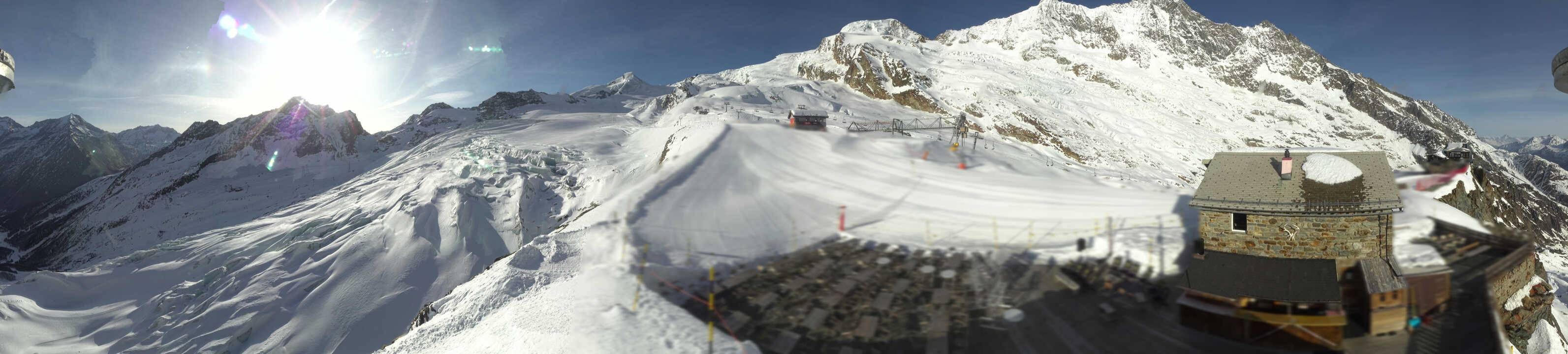Archiv Foto Webcam Saas Fee - Gletscher