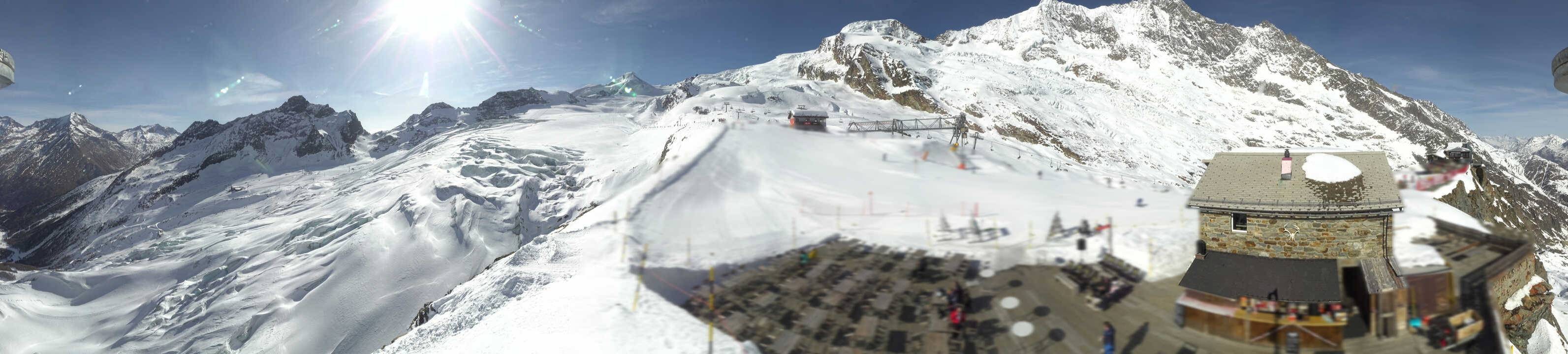 Archiv Foto Webcam Saas Fee - Gletscher