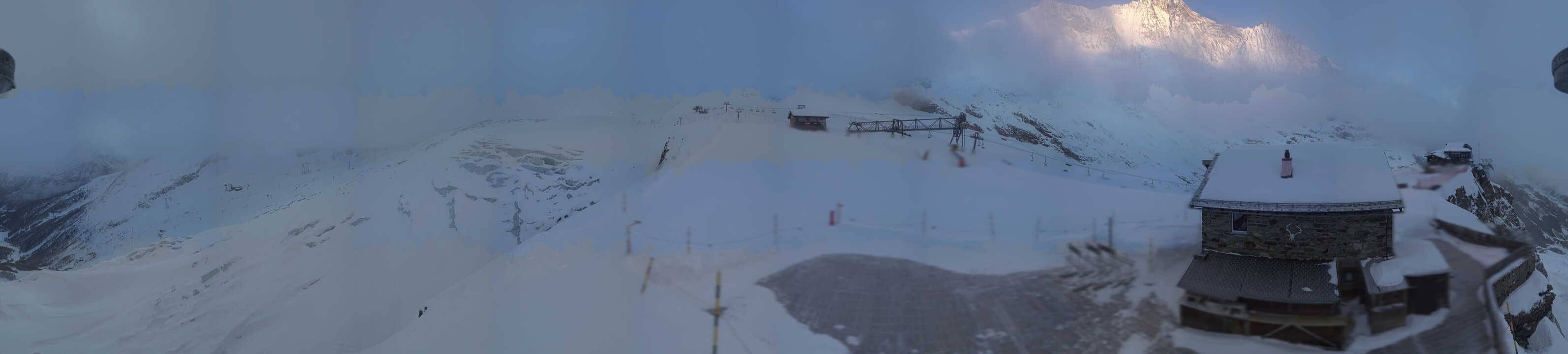 Archiv Foto Webcam Saas Fee - Gletscher