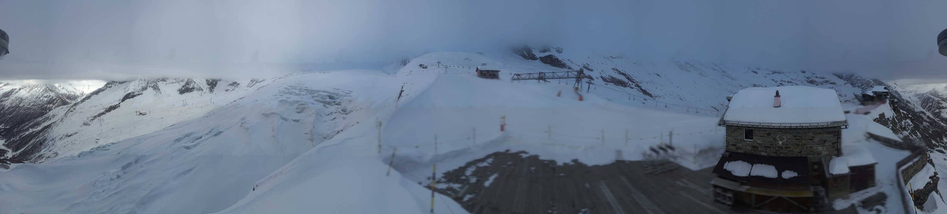 Archiv Foto Webcam Saas Fee - Gletscher