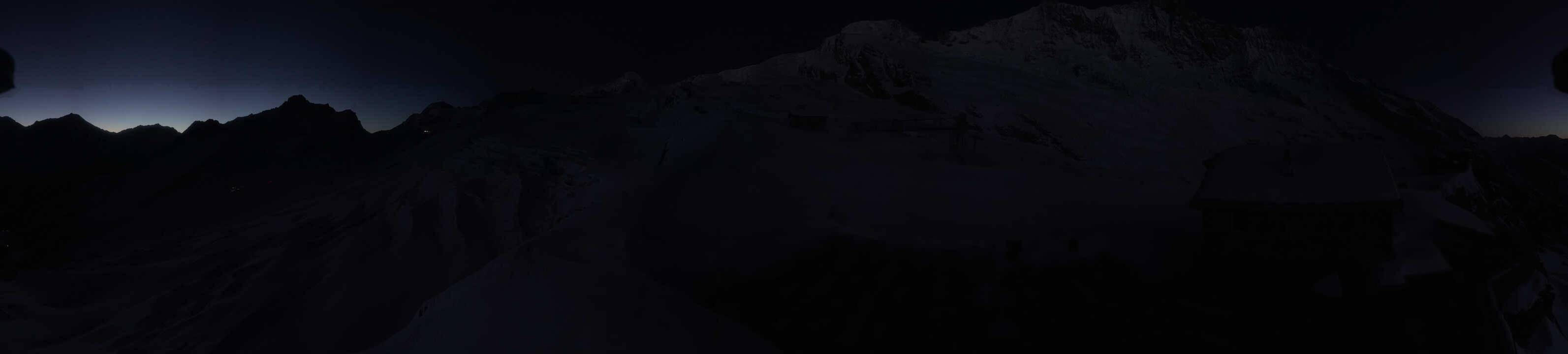 Archived image Webcam Saas Fee - Glacier