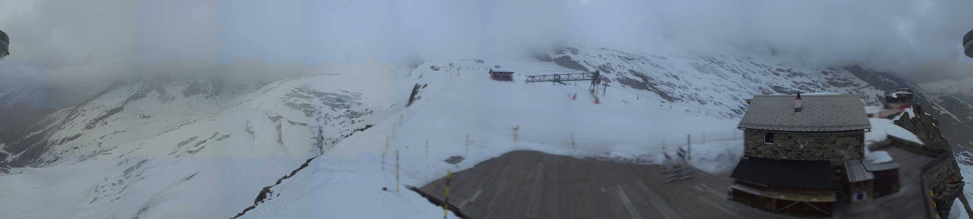 Archived image Webcam Saas Fee - Glacier