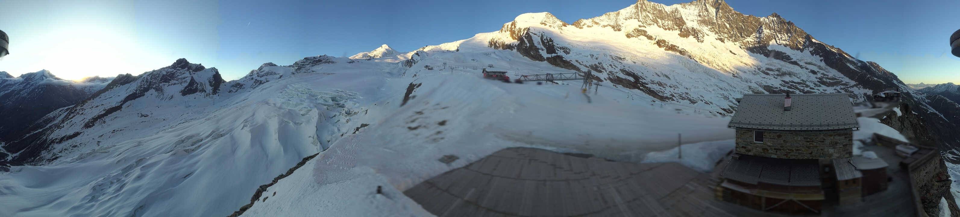 Archiv Foto Webcam Saas Fee - Gletscher