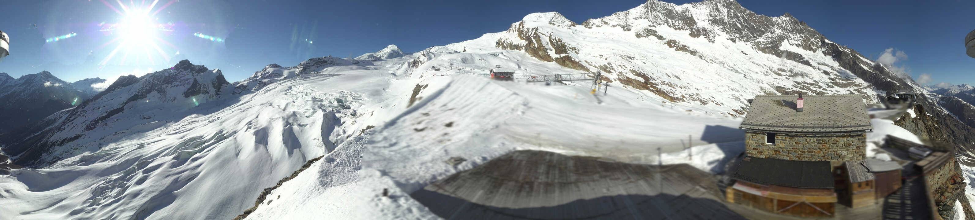 Archiv Foto Webcam Saas Fee - Gletscher
