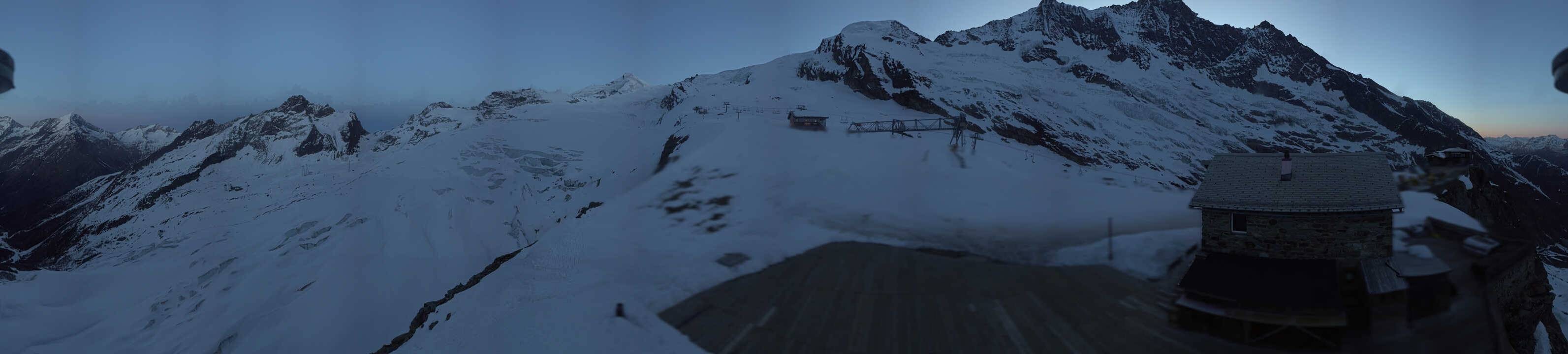 Archiv Foto Webcam Saas Fee - Gletscher