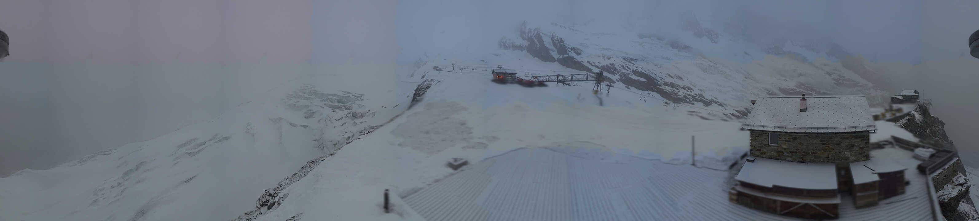 Archived image Webcam Saas Fee - Glacier
