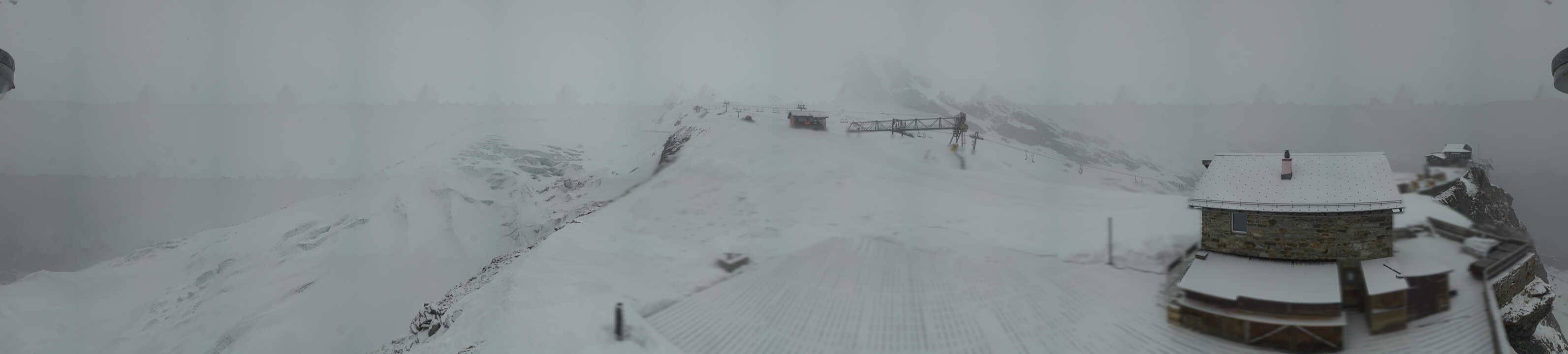 Archived image Webcam Saas Fee - Glacier