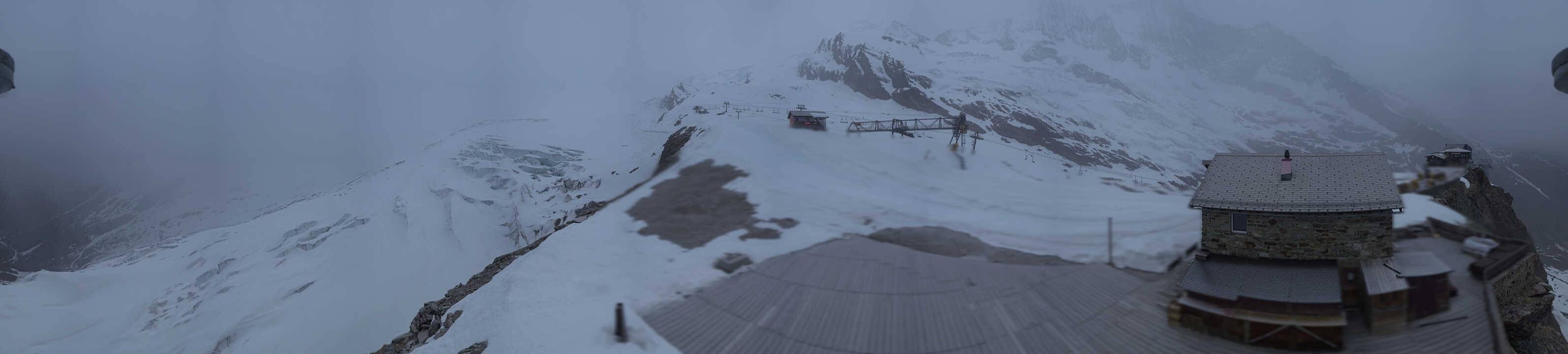 Archived image Webcam Saas Fee - Glacier