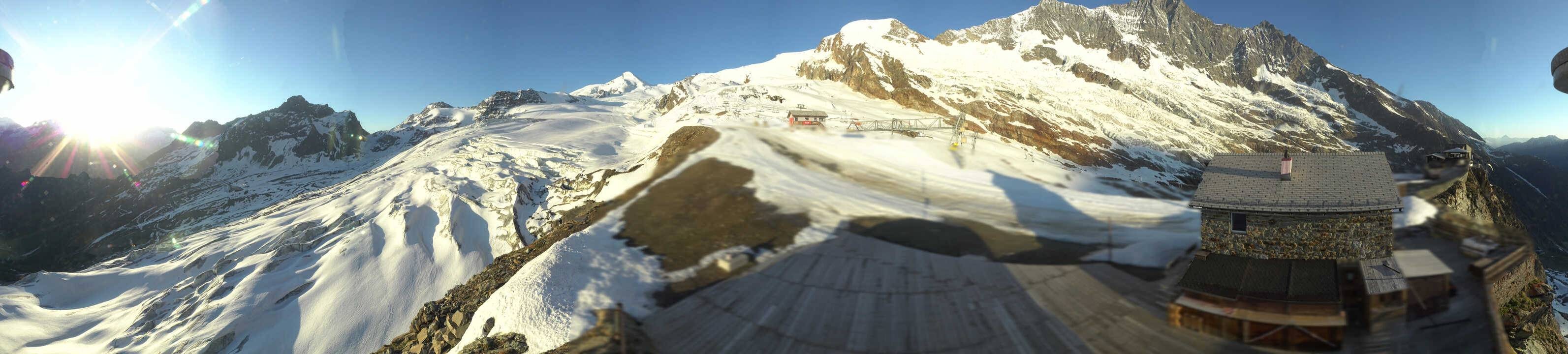 Archiv Foto Webcam Saas Fee - Gletscher