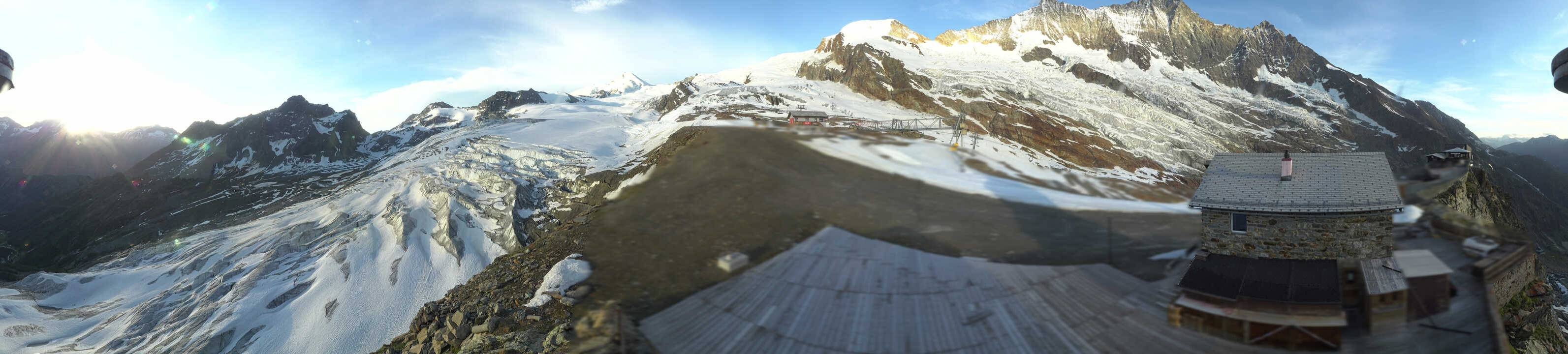 Archiv Foto Webcam Saas Fee - Gletscher