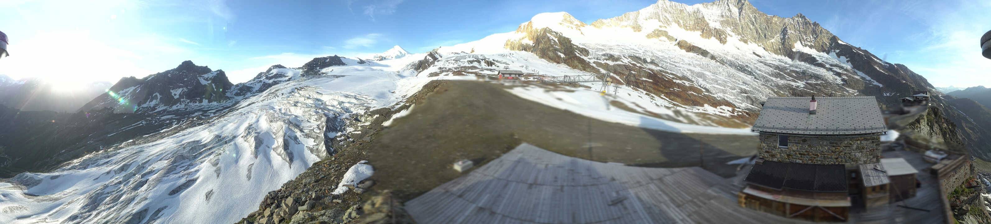 Archiv Foto Webcam Saas Fee - Gletscher