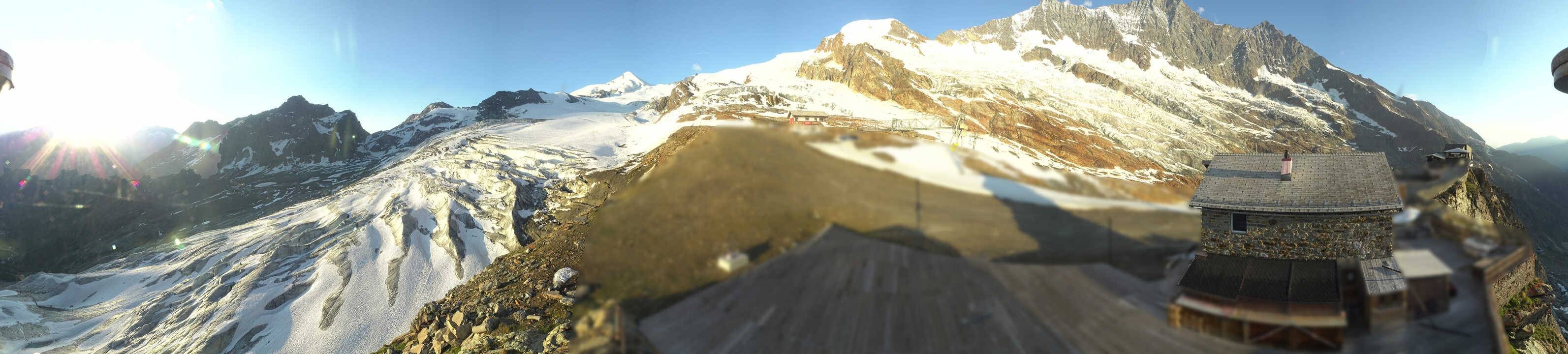 Archiv Foto Webcam Saas Fee - Gletscher