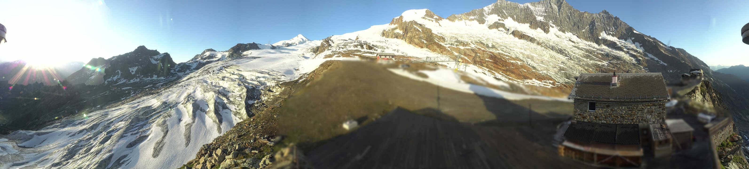 Archiv Foto Webcam Saas Fee - Gletscher