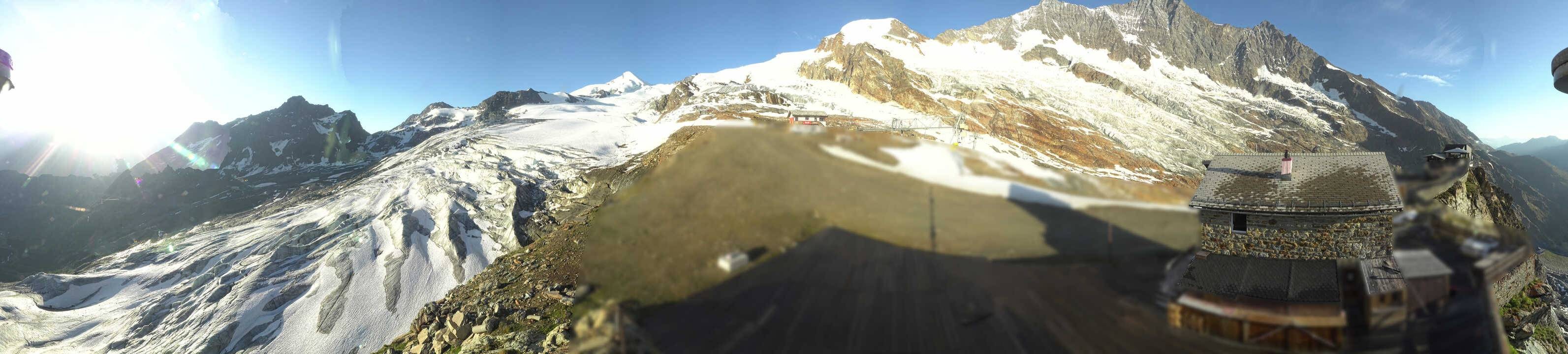 Archiv Foto Webcam Saas Fee - Gletscher
