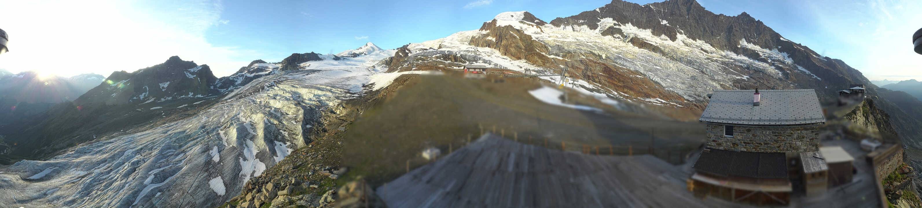 Archiv Foto Webcam Saas Fee - Gletscher