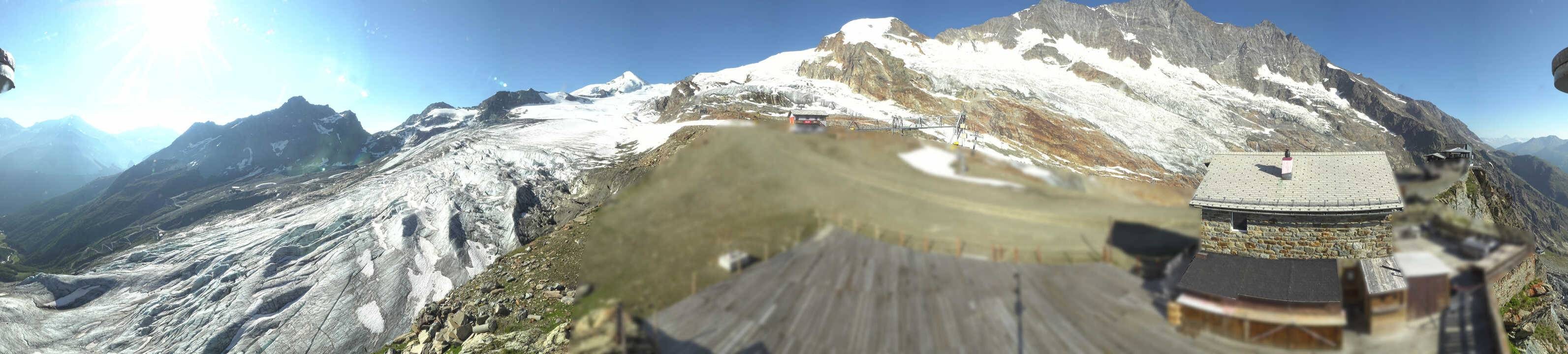 Archiv Foto Webcam Saas Fee - Gletscher