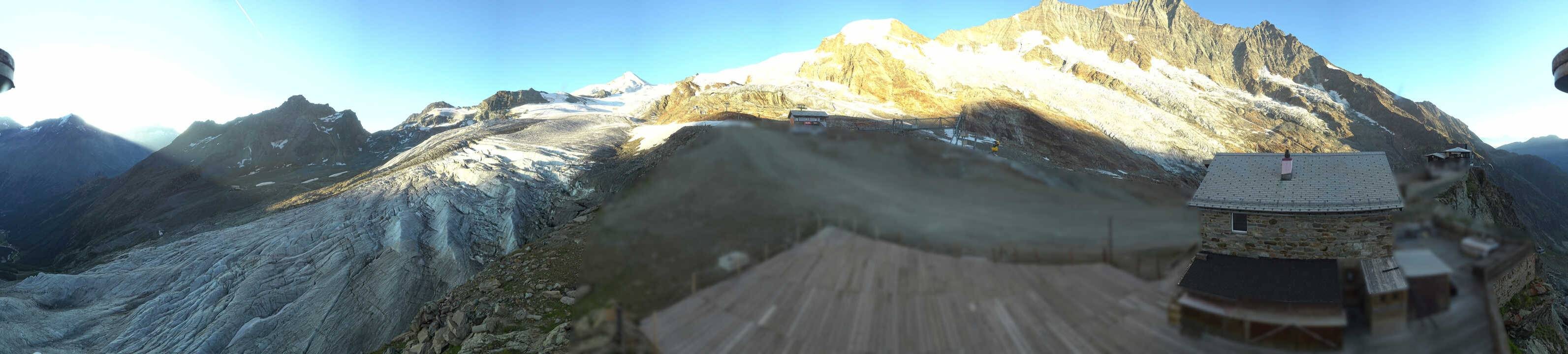Archiv Foto Webcam Saas Fee - Gletscher