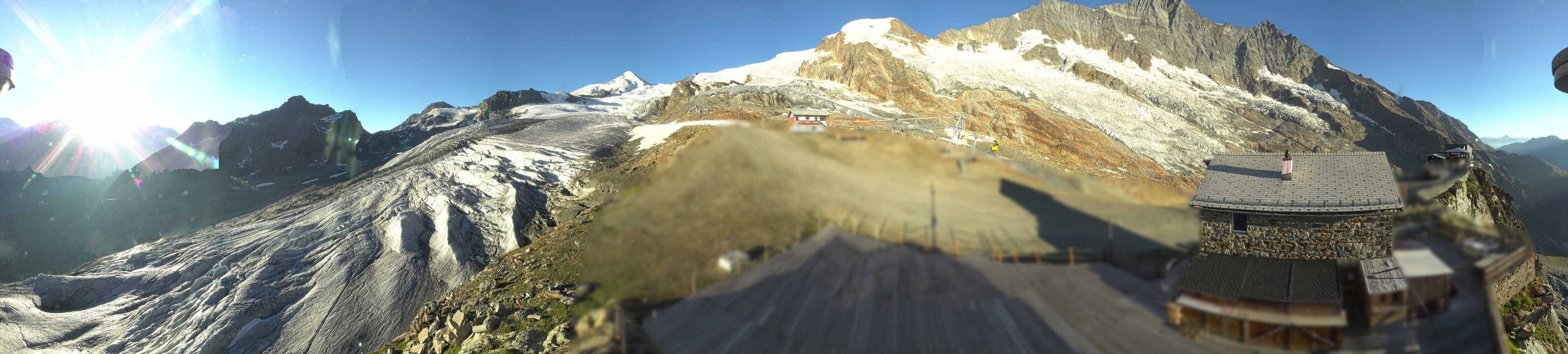 Archiv Foto Webcam Saas Fee - Gletscher