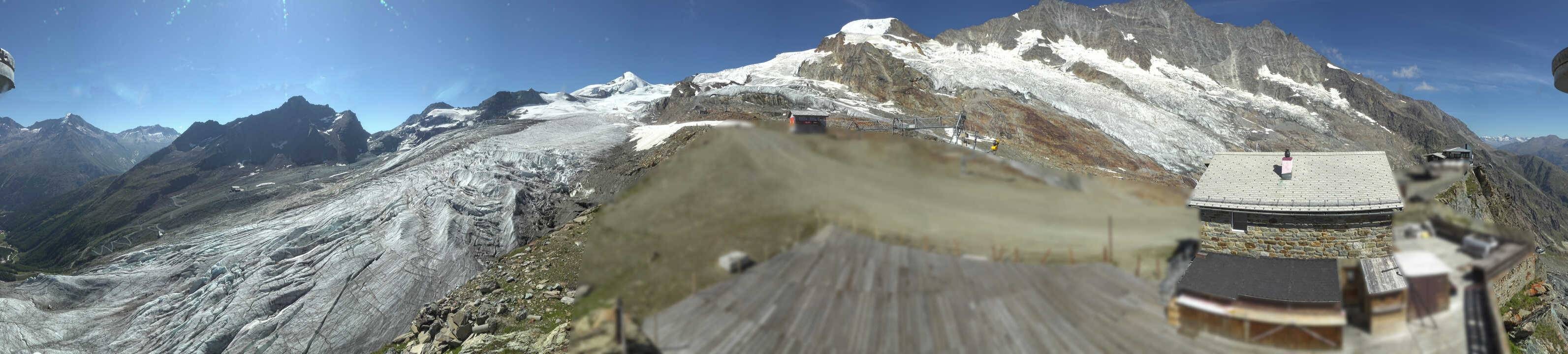 Archived image Webcam Saas Fee - Glacier
