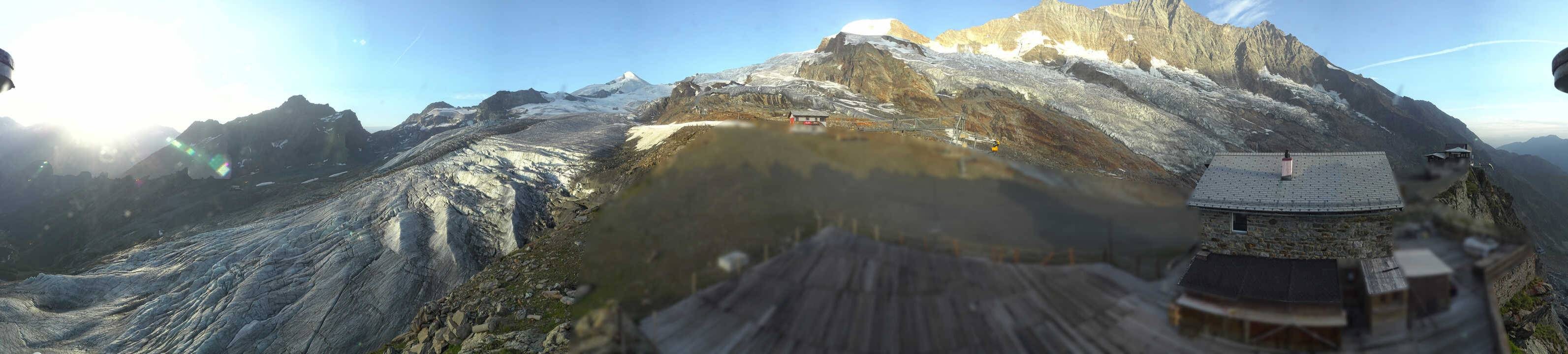 Archiv Foto Webcam Saas Fee - Gletscher