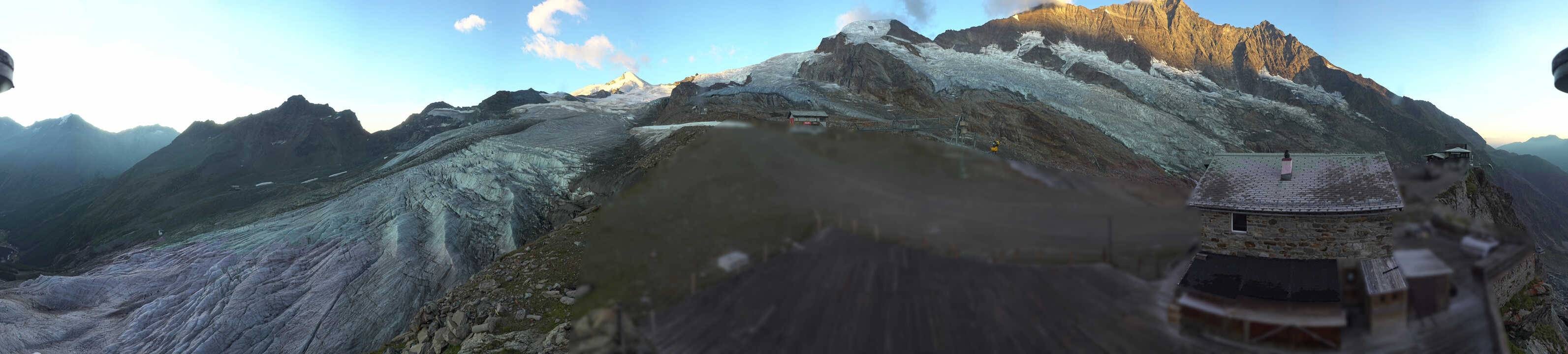 Archiv Foto Webcam Saas Fee - Gletscher