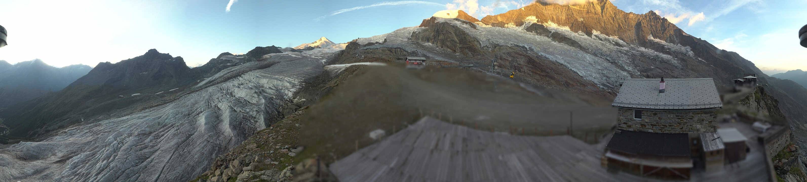 Archiv Foto Webcam Saas Fee - Gletscher