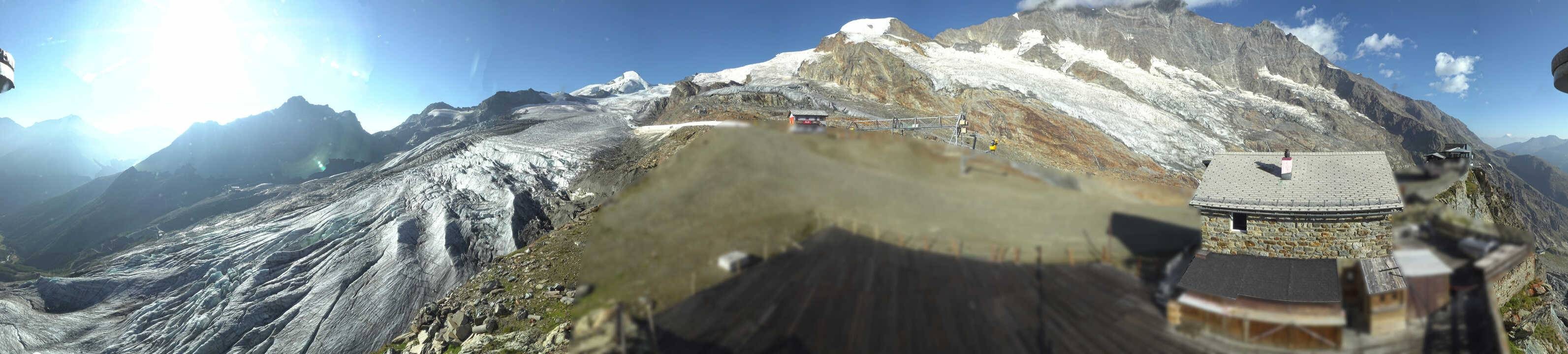 Archived image Webcam Saas Fee - Glacier