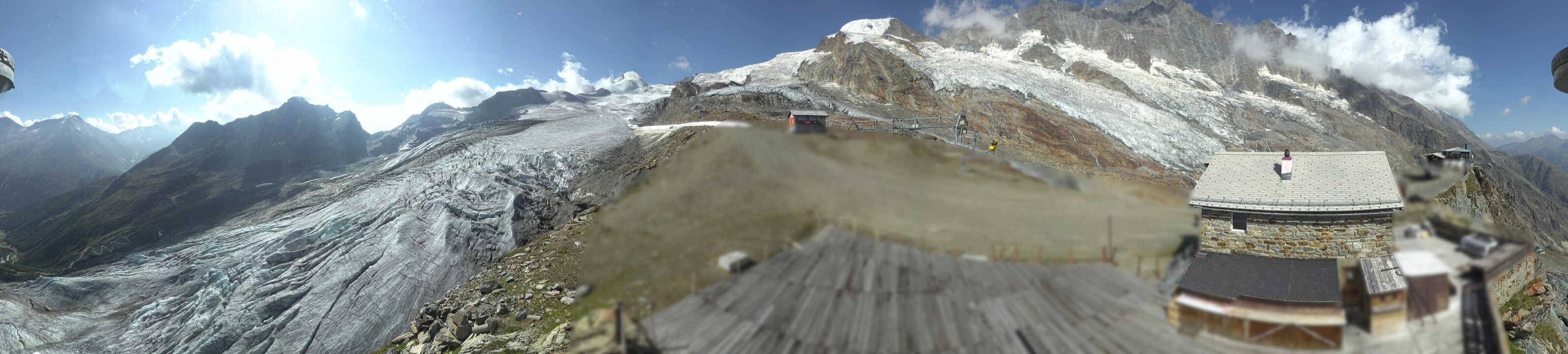 Archived image Webcam Saas Fee - Glacier