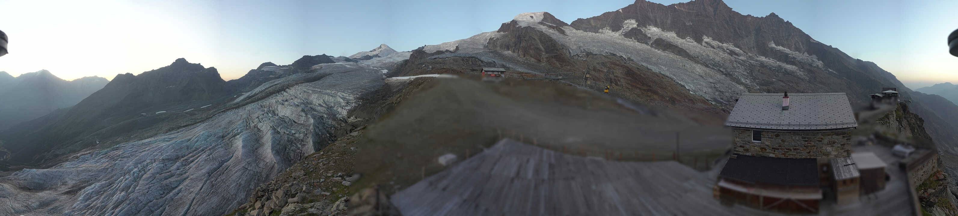 Archiv Foto Webcam Saas Fee - Gletscher