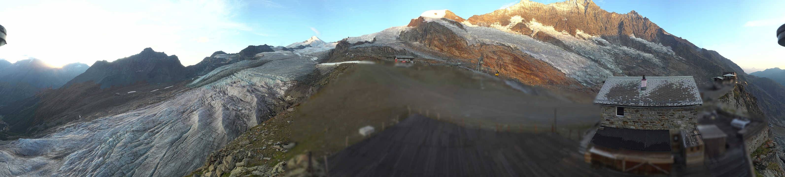 Archiv Foto Webcam Saas Fee - Gletscher
