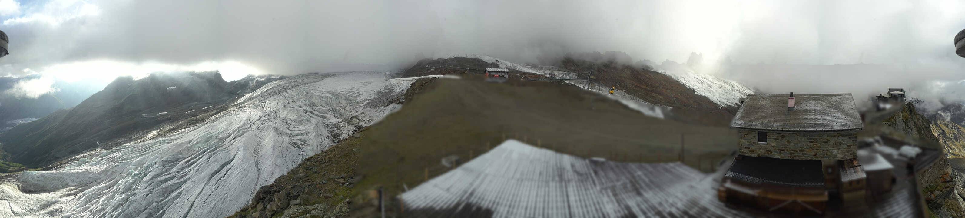 Archived image Webcam Saas Fee - Glacier