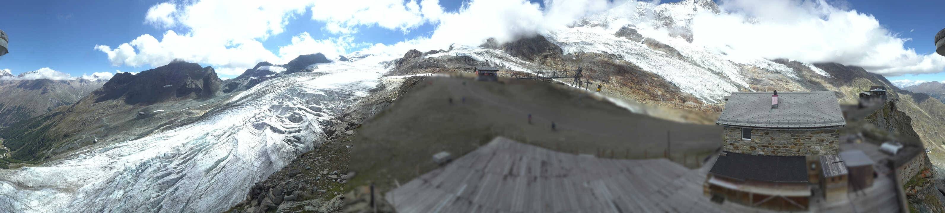 Archived image Webcam Saas Fee - Glacier