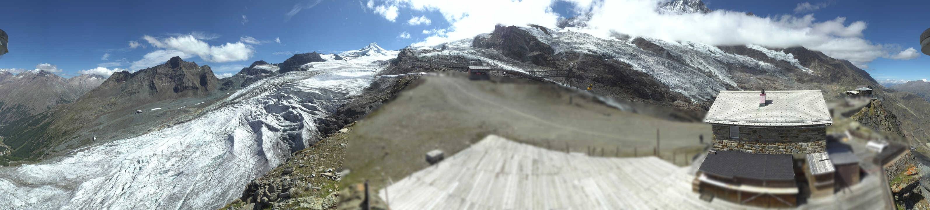 Archived image Webcam Saas Fee - Glacier