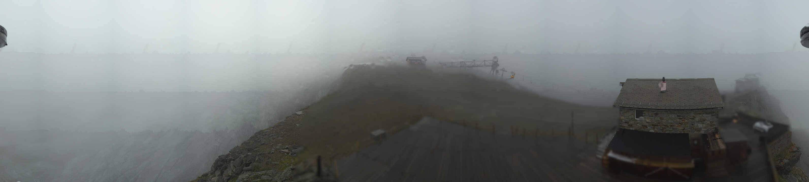 Archived image Webcam Saas Fee - Glacier