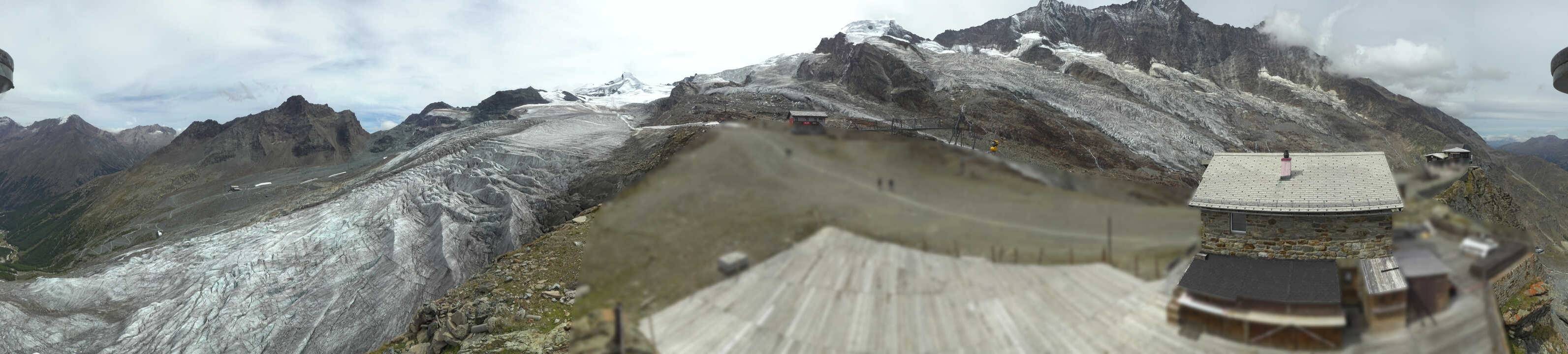 Archived image Webcam Saas Fee - Glacier