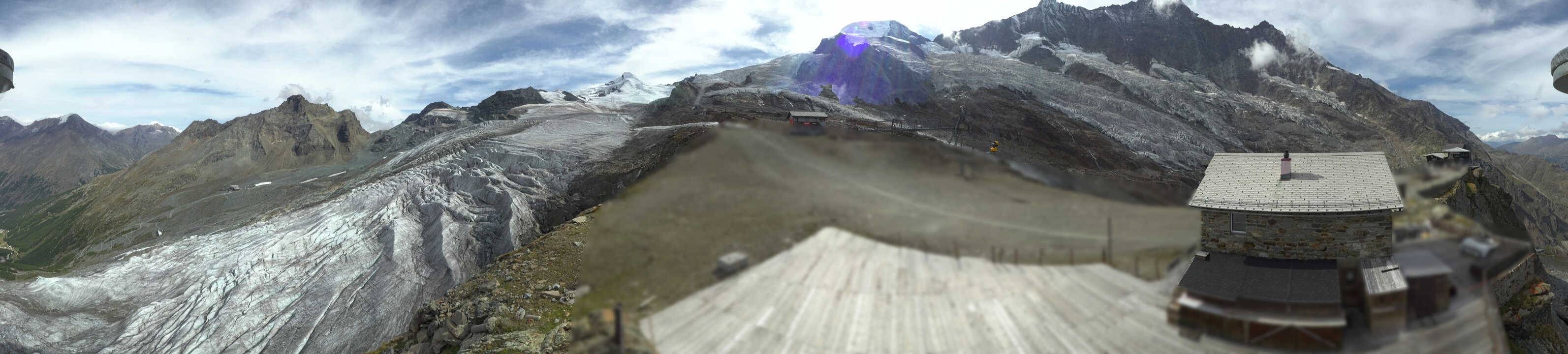 Archived image Webcam Saas Fee - Glacier