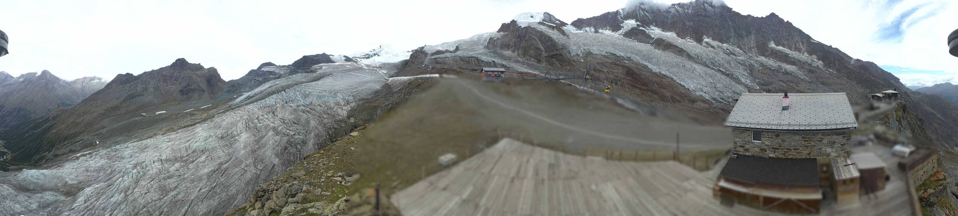 Archived image Webcam Saas Fee - Glacier
