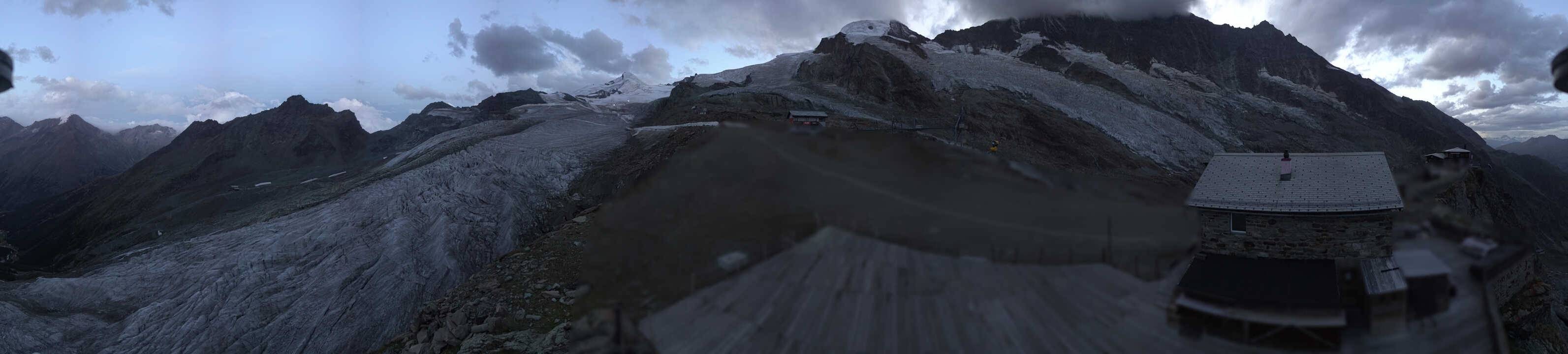 Archived image Webcam Saas Fee - Glacier
