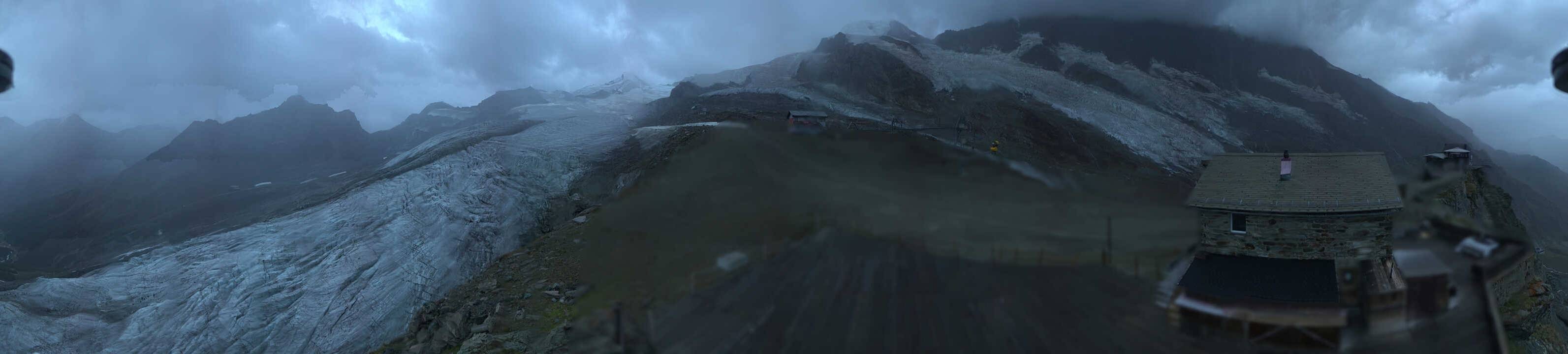 Archived image Webcam Saas Fee - Glacier