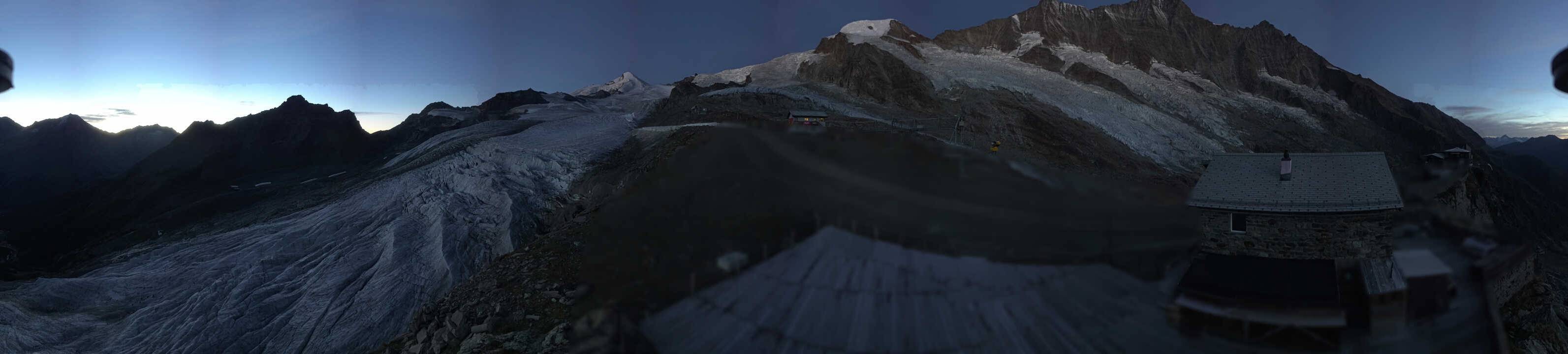 Archived image Webcam Saas Fee - Glacier