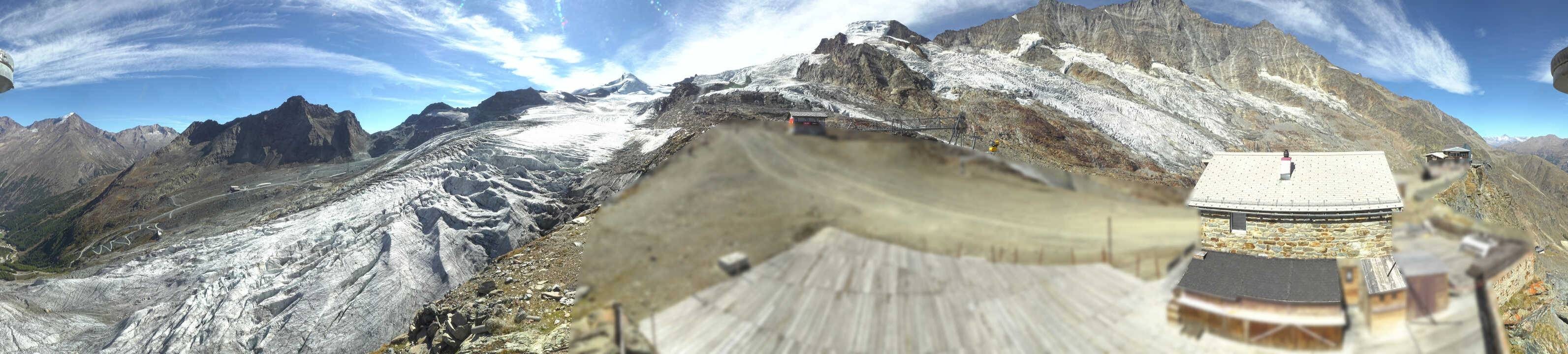 Archiv Foto Webcam Saas Fee - Gletscher