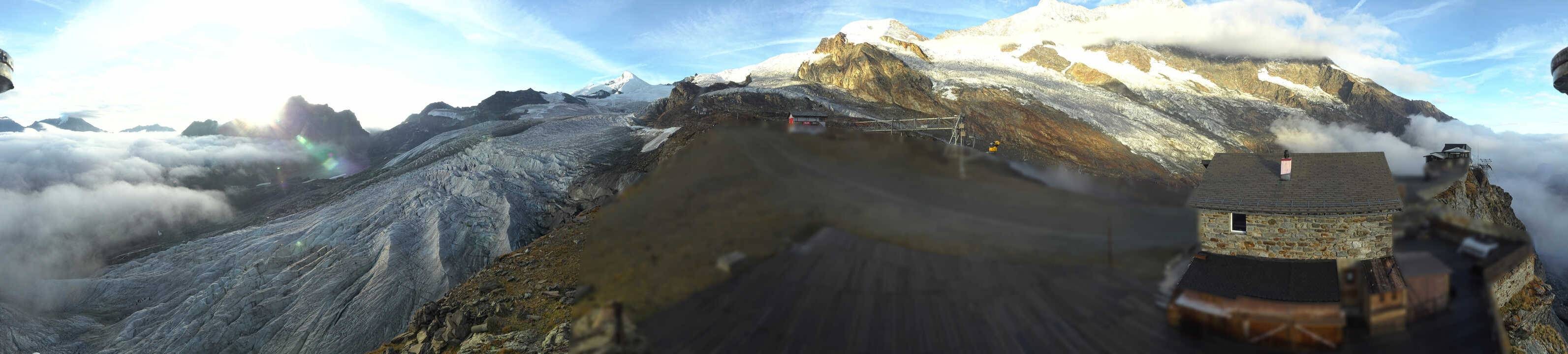 Archiv Foto Webcam Saas Fee - Gletscher