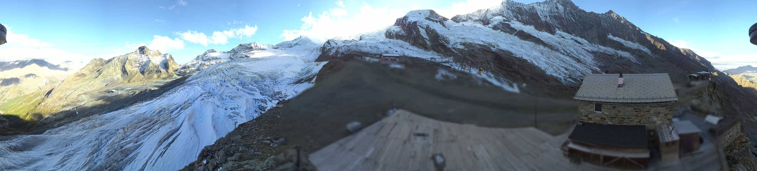 Archived image Webcam Saas Fee - Glacier