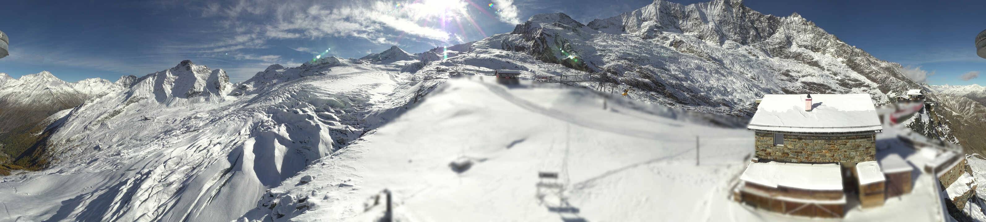 Archiv Foto Webcam Saas Fee - Gletscher