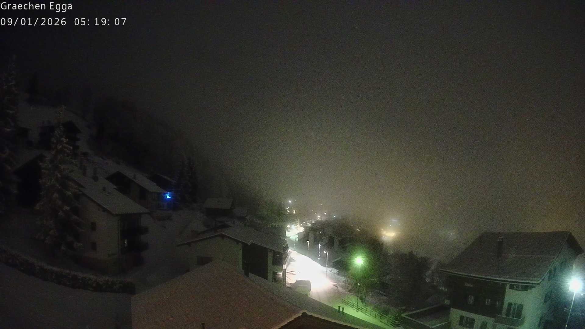 Archiv Foto Webcam Egga - Blick nach Grächen