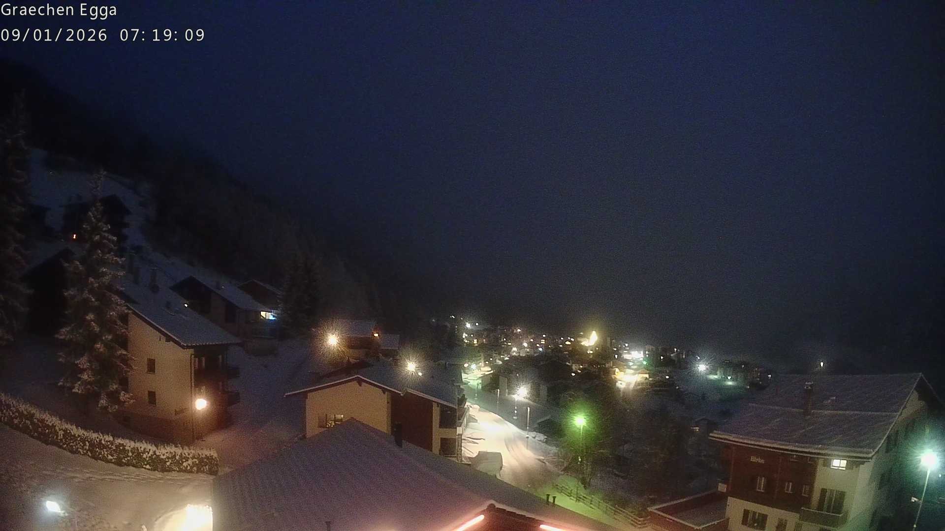 Archiv Foto Webcam Egga - Blick nach Grächen