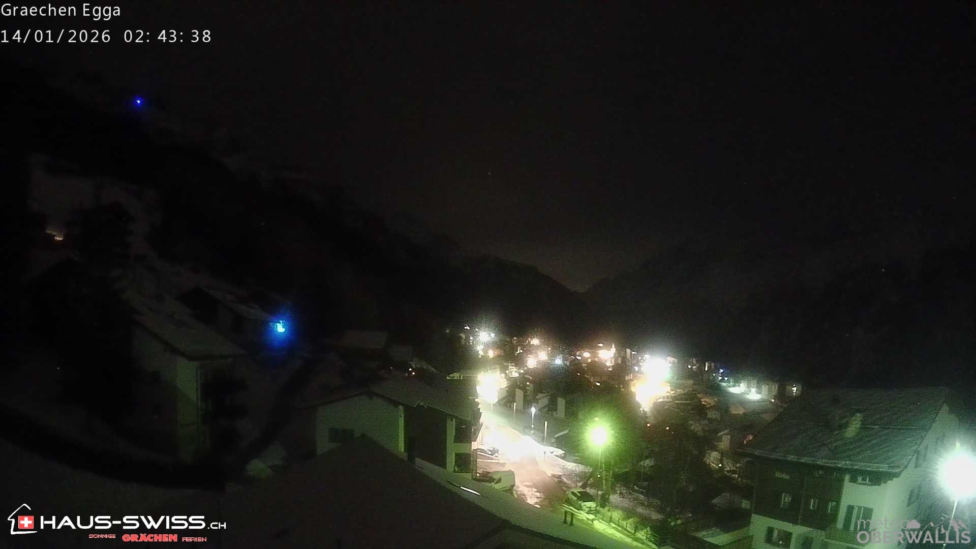Archiv Foto Webcam Egga - Blick nach Grächen
