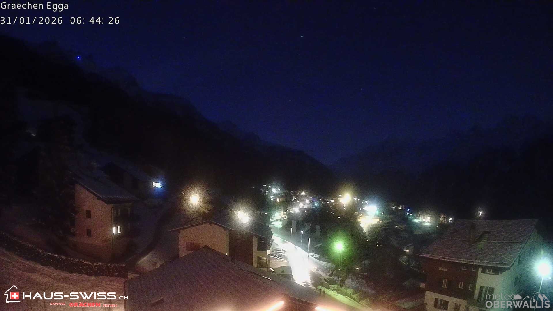 Archiv Foto Webcam Egga - Blick nach Grächen